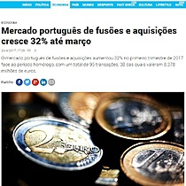 Mercado portugus de fuses e aquisies cresce 32% at maro